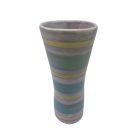 Vintage csíkos pasztell váza