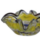 Cseh színes üveg tál