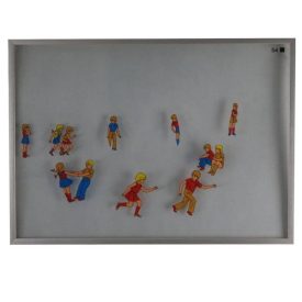   Large vintage educational drawings from 1960-70. Outdoor game
