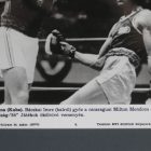 MTI boxing photo - Havanna - Imre Bácskai's strike against Mendoza