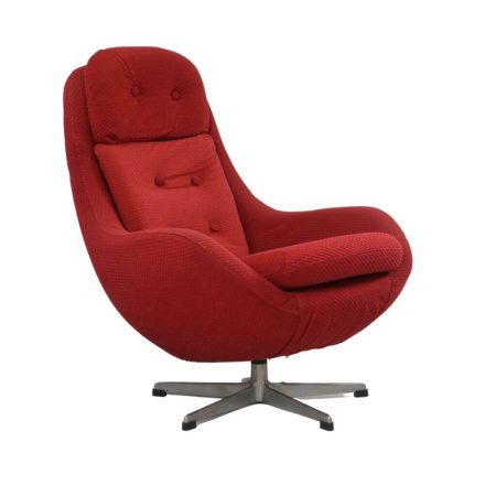 Space age design egg armchair by Závody Rousinov