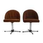 Retro bársony forgószék páros