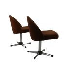 Retro bársony forgószék páros