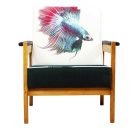 Retro "Betta" fotel és puff