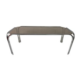 Mid-century chrome shaped coffee table