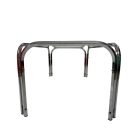 Mid-century chrome shaped coffee table