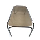 Mid-century króm formatervezett dohányzóasztal