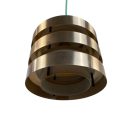 VEB Metalldrucker Halle - metal ceiling lamp