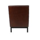 Socialist leather "boss" armchair