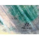 Szocreál 1966-os űrhajós olajfestmény