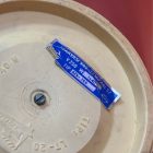 Szarvasi piros space age/retro íróasztal lámpa