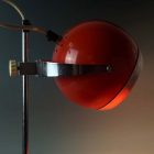 Orange-Red Szarvasi Space Age Desk Lamp, 1970s