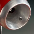 Orange-Red Szarvasi Space Age Desk Lamp, 1970s