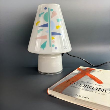 Artemide Bibi vintage színes üveg asztali lámpa – Alessandro Mendini terve