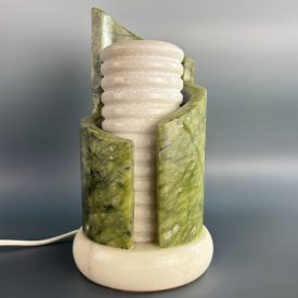   Posztmodern márvány asztali lámpa — Memphis stílus, 1980-as évek