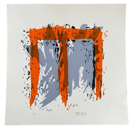 Holland absztrakt grafika –Adriaan Nette (94/300), 1985