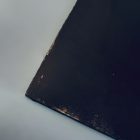 Art deco savmaratott tükörpanel pin-up női alakkal, strandmotívumú egyedi design elem