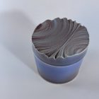 IDEA kerámia kerek tárolódoboz –mályva-lila