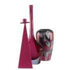 Nord Steel pink gyertyatartó 