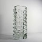 Luminarc Windsor geometric glass vase from the 70s