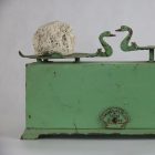 Swan-headed iron mint green 5 kg scale by Pataki & Farkas