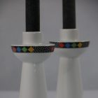 Pair of Arzberg vintage candle holders