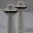Pair of Arzberg vintage candle holders