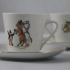 Rare Colditz circus coffee set - for 6 persons -