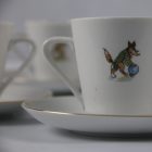 Rare Colditz circus coffee set - for 6 persons -