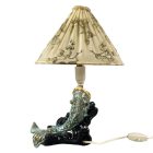Carli Bauer goldfish table lamp - Gmundner Keramik - Rarity-