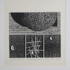 Joseph Kádár: Espacegraphique 1984 Szitanyomat