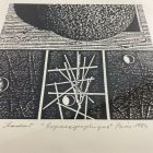 Joseph Kádár: Espacegraphique 1984 Szitanyomat