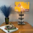  Spanish glass lamp with Klements shade