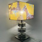  Spanish glass lamp with Klements shade