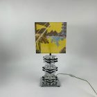  Spanish glass lamp with Klements shade