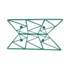 Retro vas geometrikus újságtartó