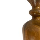 Mid-century wooden candle holder