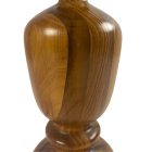 Mid-century fa gyertyatartó, kiegészítő