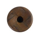 Mid-century wooden candle holder