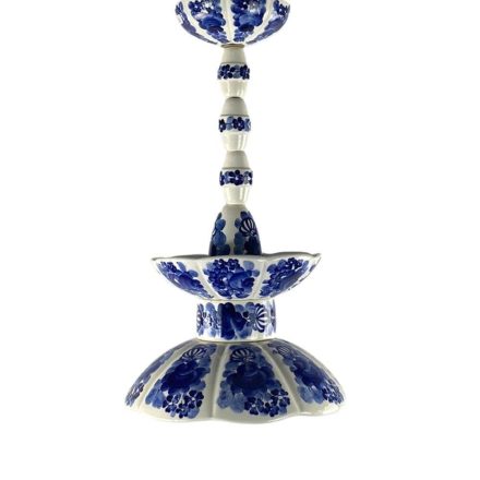Vintage faience chandelier