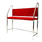 Red chrome bar stool from the 60s