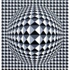 Willa "Vasarely" ceiling lamp