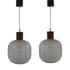 Pair of vintage ceiling lamps