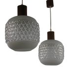 Pair of vintage ceiling lamps
