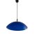Vintage Bonalux blue glass ceiling lamp