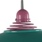 Massive Belgium pop art pink and turquoise spring Ceiling Lamp