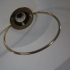 Massive Belgium rugós krómacél mennyezeti lámpa