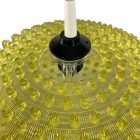 Space Age sárga akrill mennyezeti lámpa