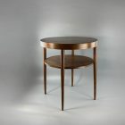 Mid-Century Modern round coffee table 1970's