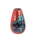 Red glazed ceramic vase by Allgauer